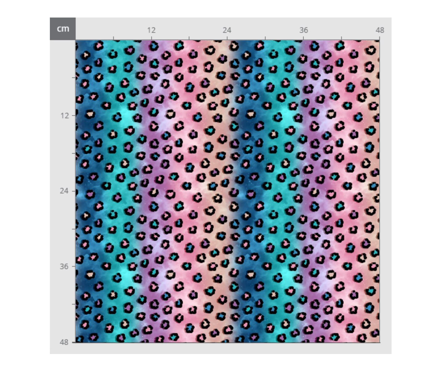 Bunter Leo Bordüren Stoff Dauervorbestellung